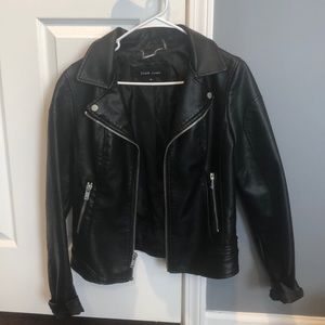 Black Rivet black faux leather jacket